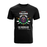 Wardlaw Tartan Crest T-shirt - I'm not yelling style